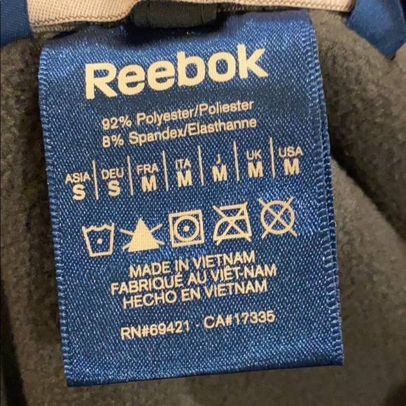 Reebok Men’s Winter Lightweight Blue/Black Jacket - Picture 6 of 7